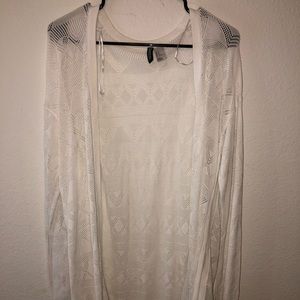 White Cardigan